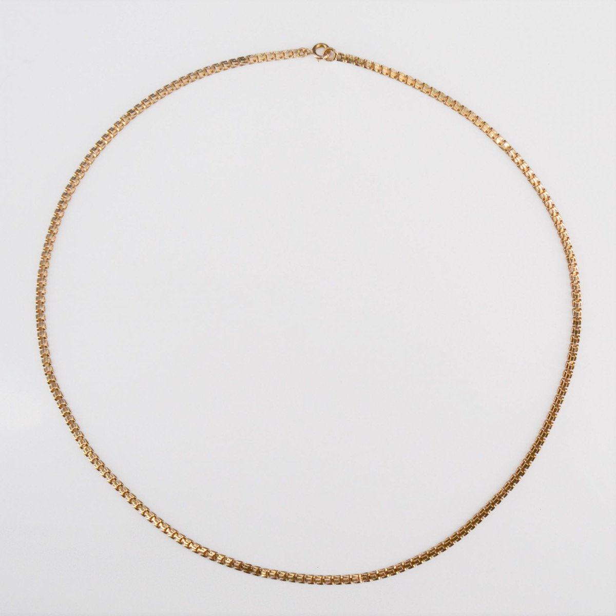 Yellow Gold Chain Y Mesh Old-photo-3