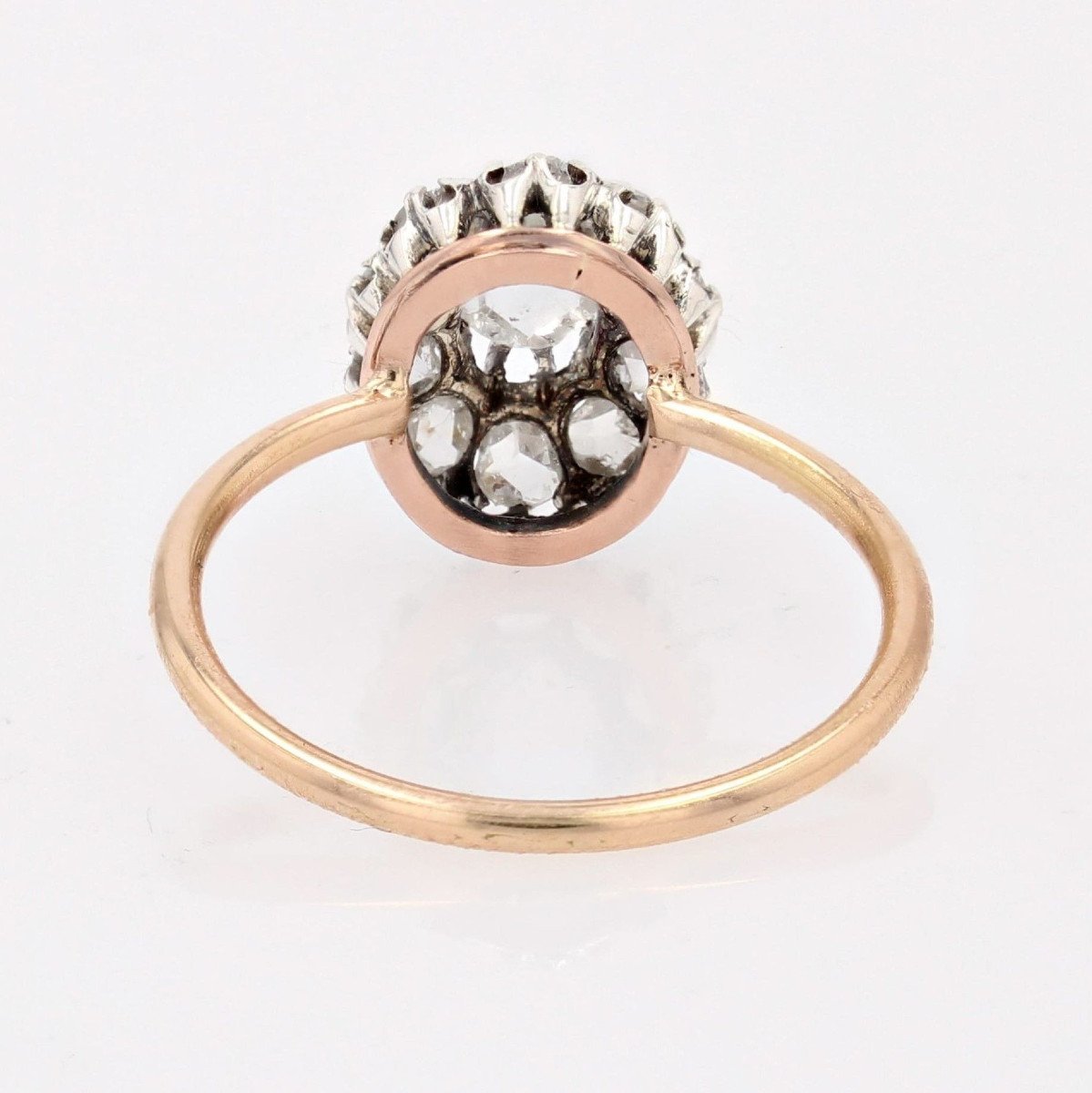 Antique Pompadour Diamond Ring-photo-6