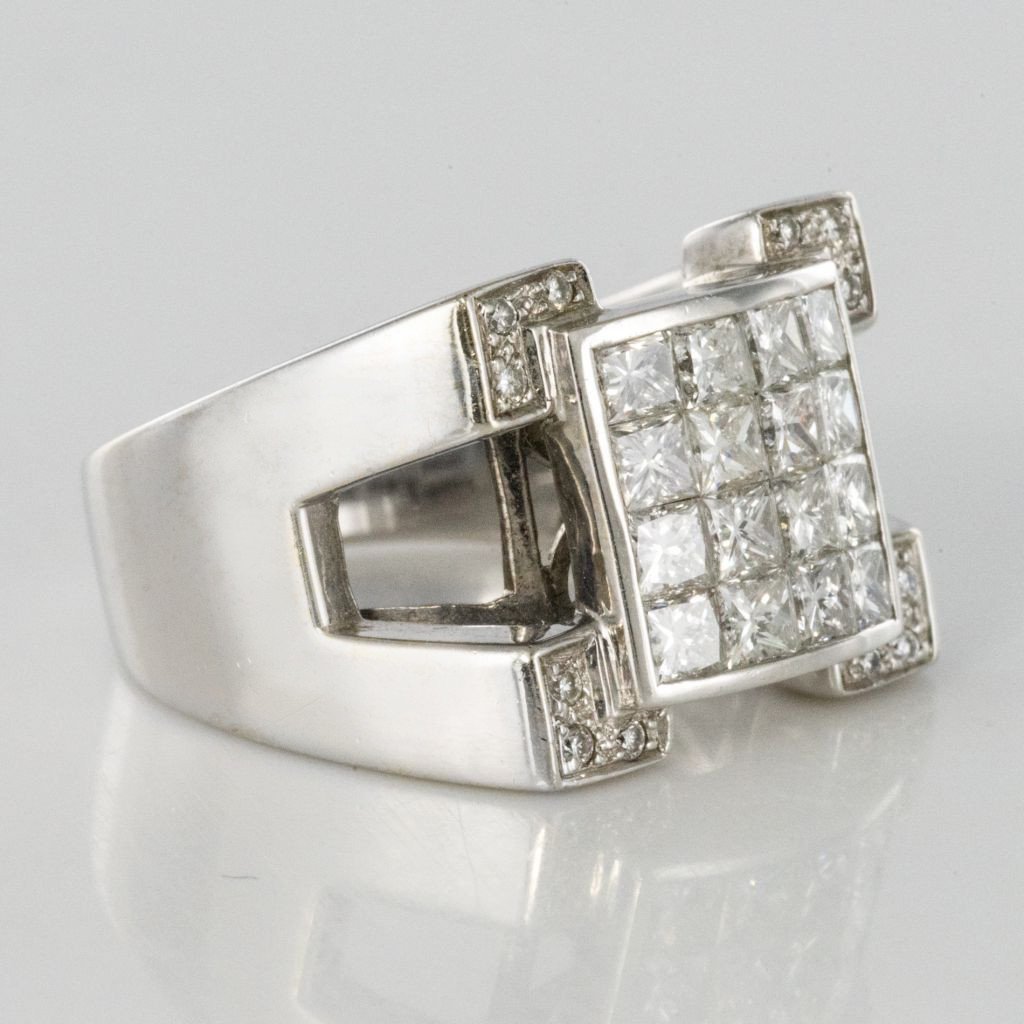 Diamond Signet Ring-photo-4