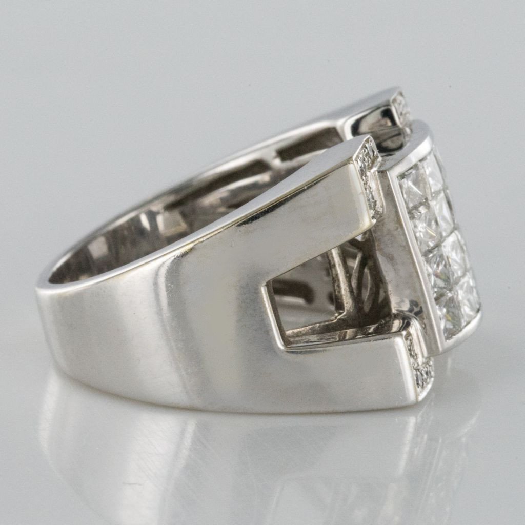 Diamond Signet Ring-photo-5