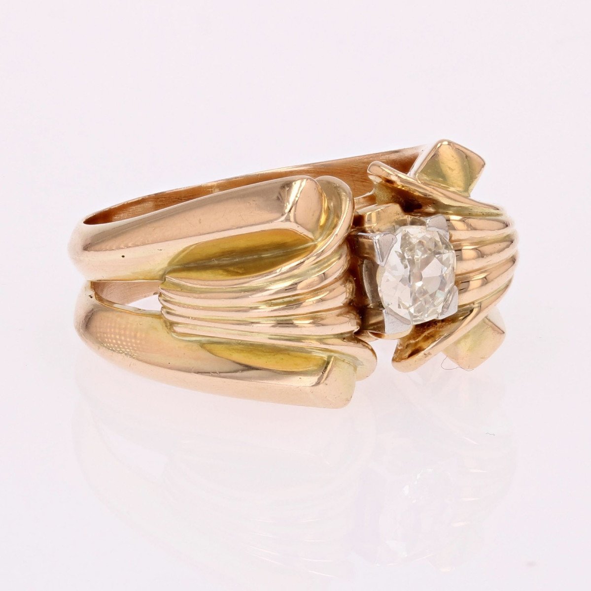 Retro Diamond Tank Ring-photo-3