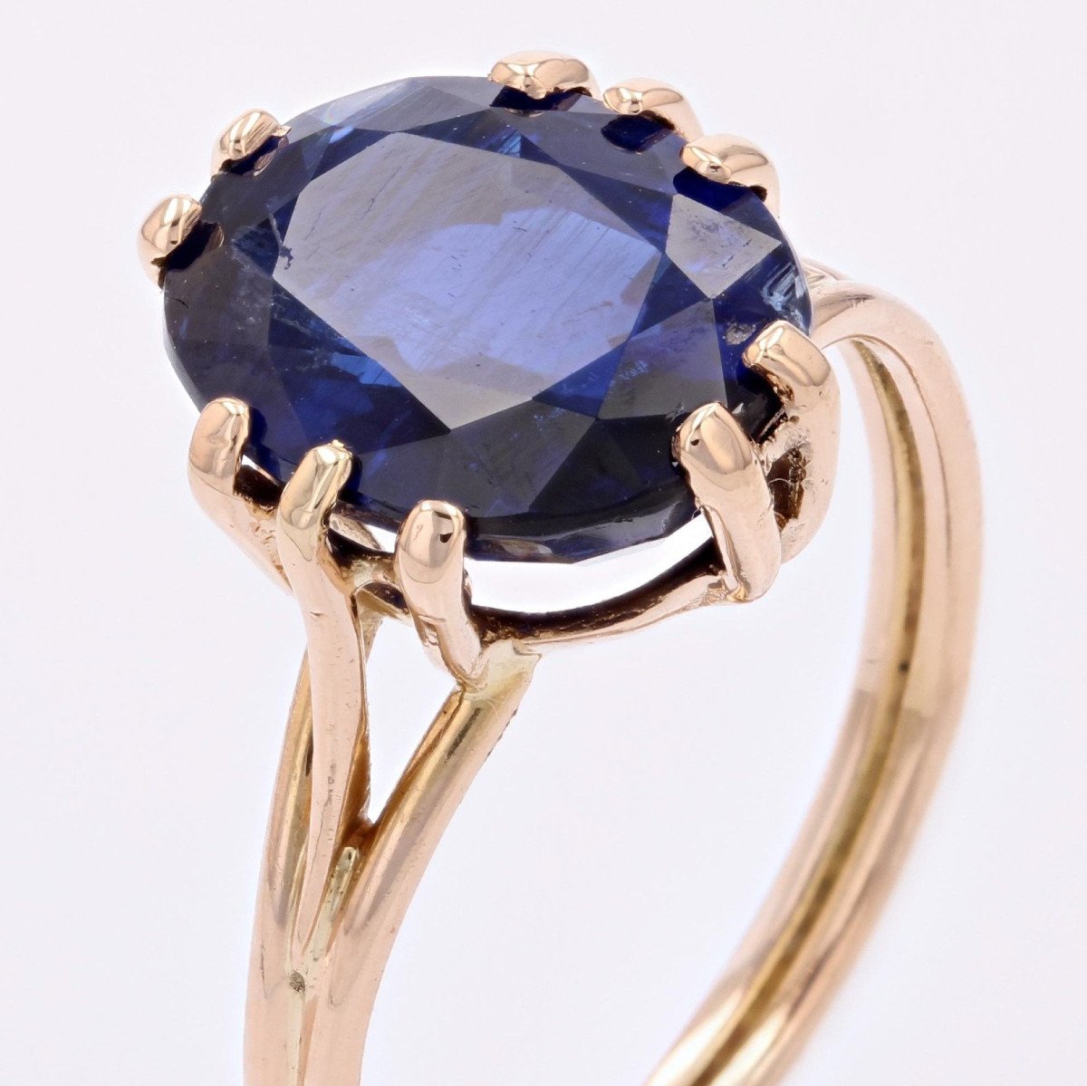 Kyanite And Gold Ring-photo-5