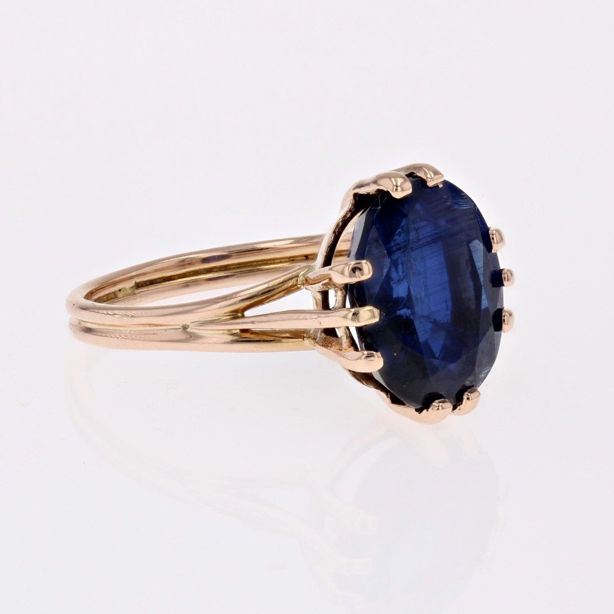 Kyanite And Gold Ring-photo-6