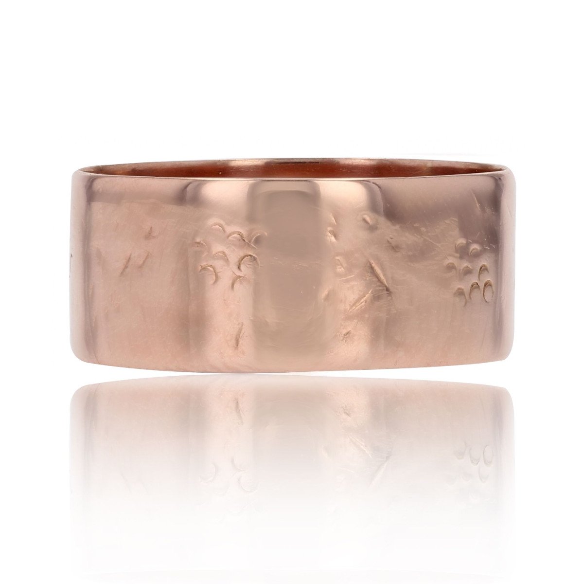 Antique Wide Rose Gold Alliance