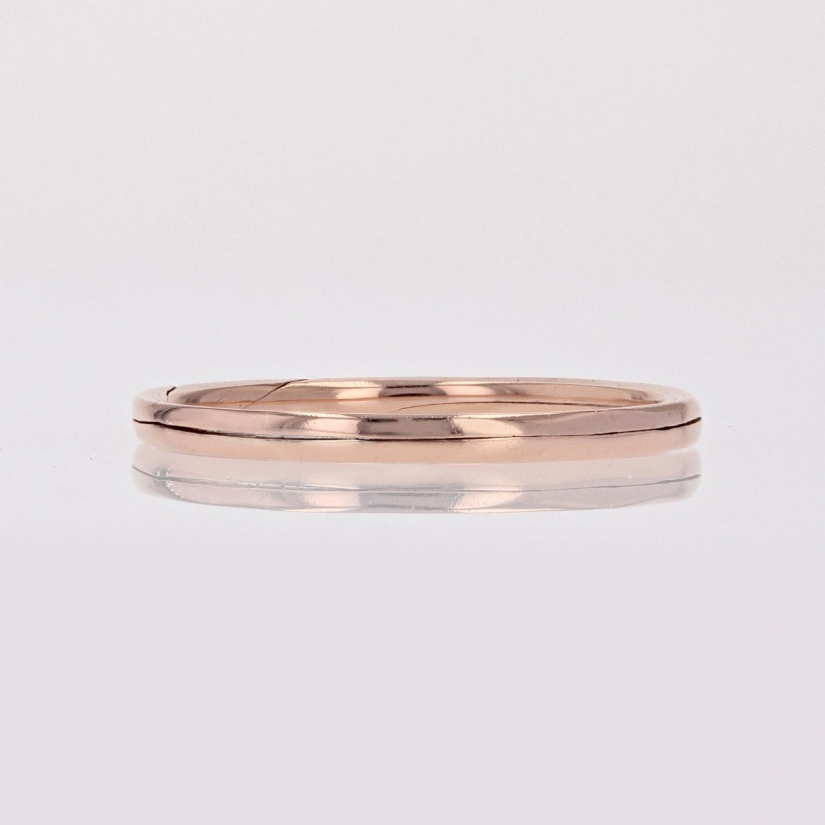 Rose Gold Double Wedding Ring-photo-3