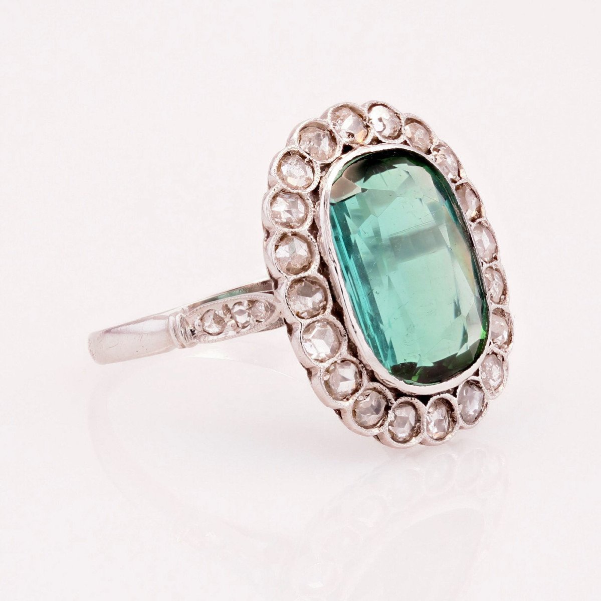 Bague Marguerite Tourmaline Et Diamants-photo-6