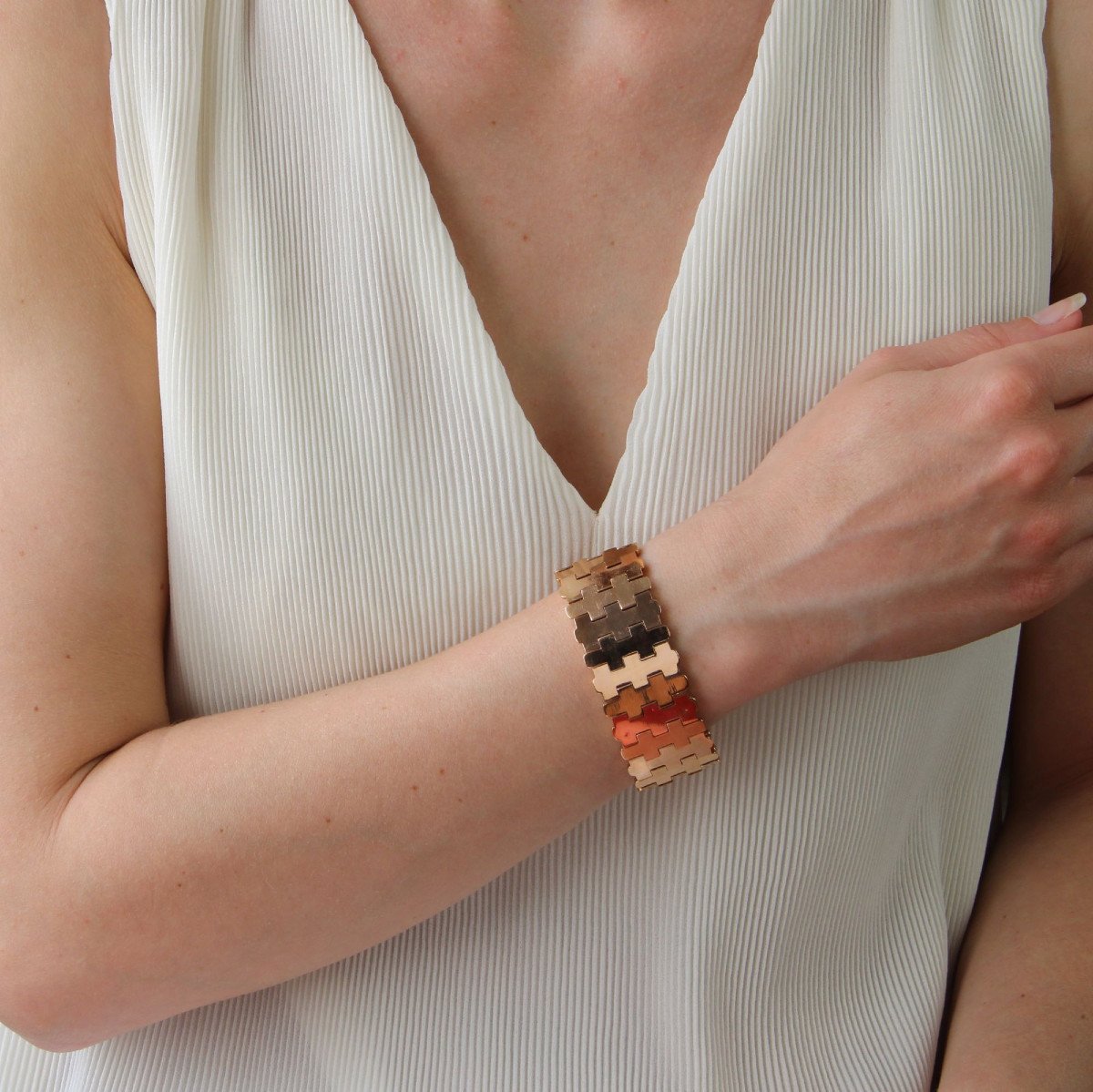 Rose Gold Retro Bracelet-photo-3