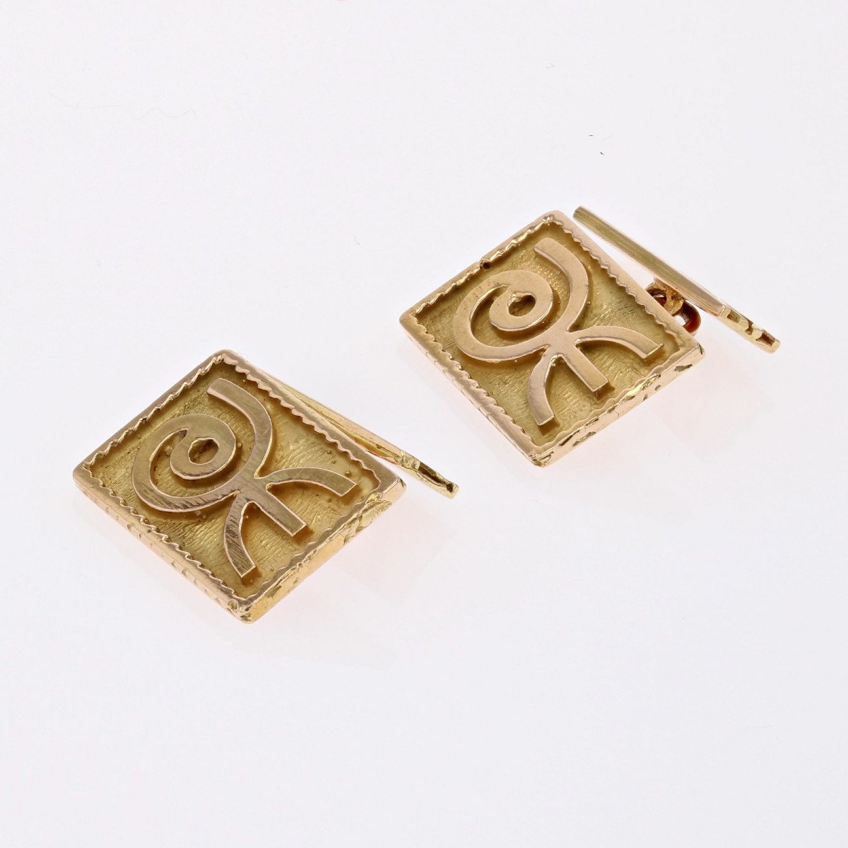 Vintage Gold Cufflinks-photo-2