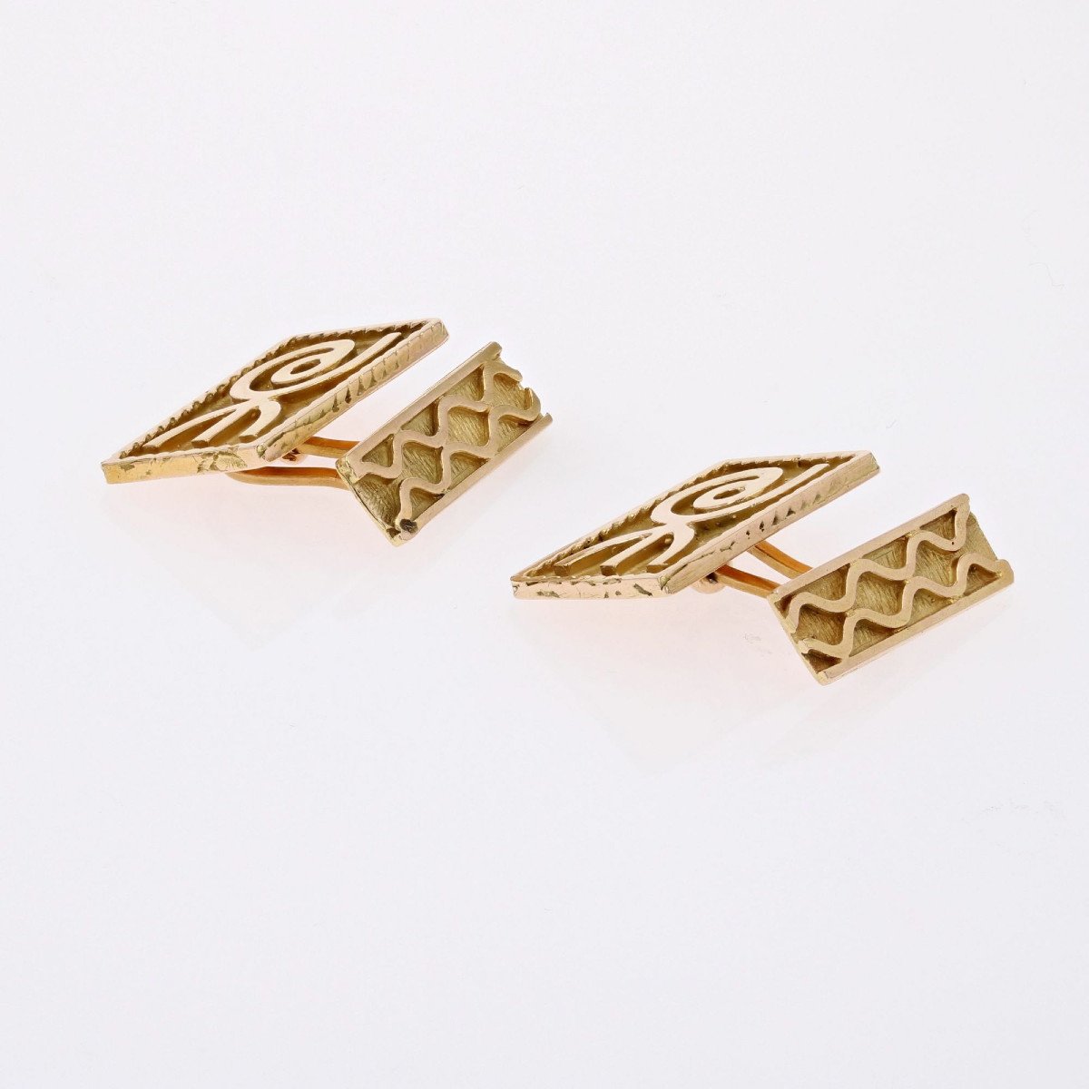 Vintage Gold Cufflinks-photo-3