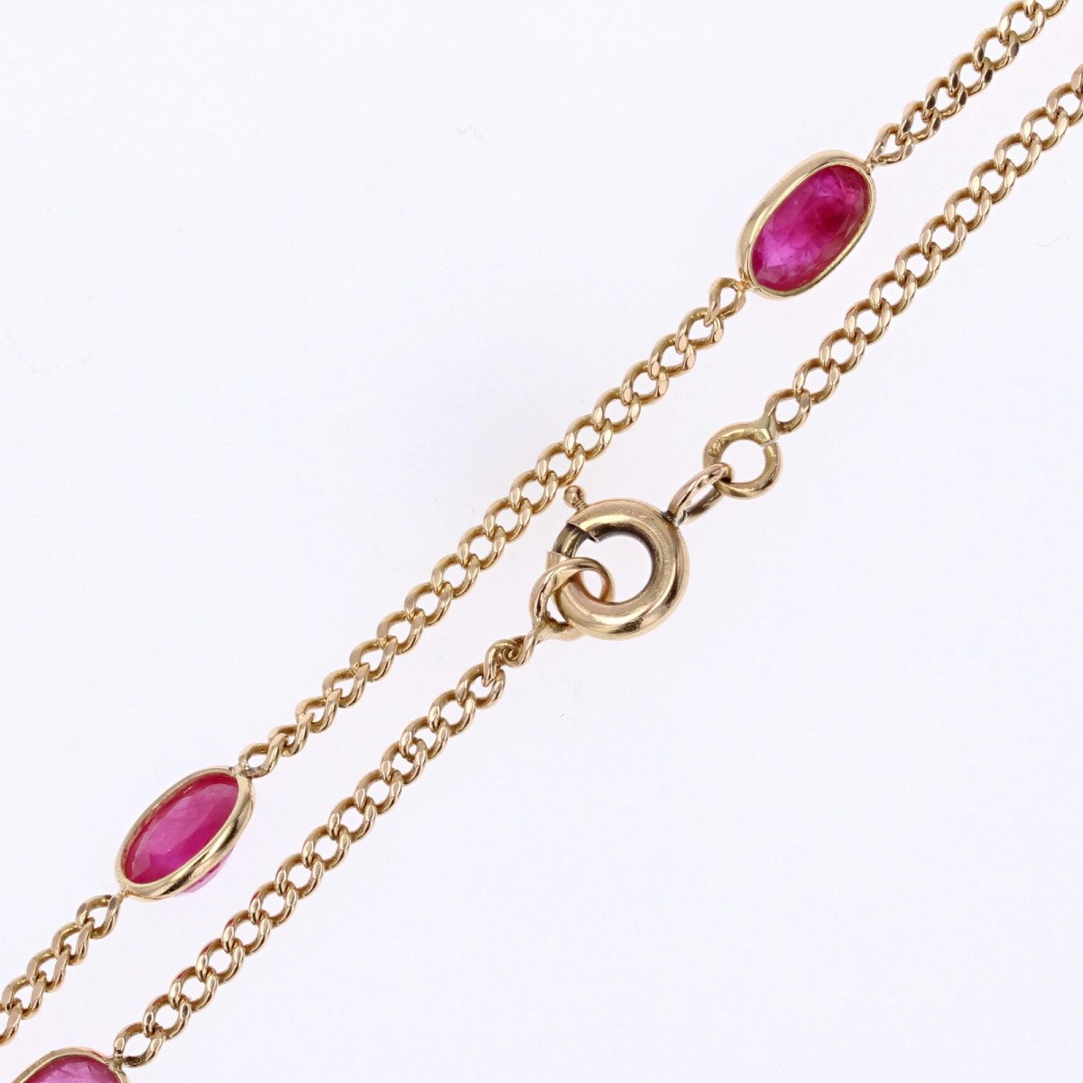 Ruby Bracelet And Gold Chain-photo-6