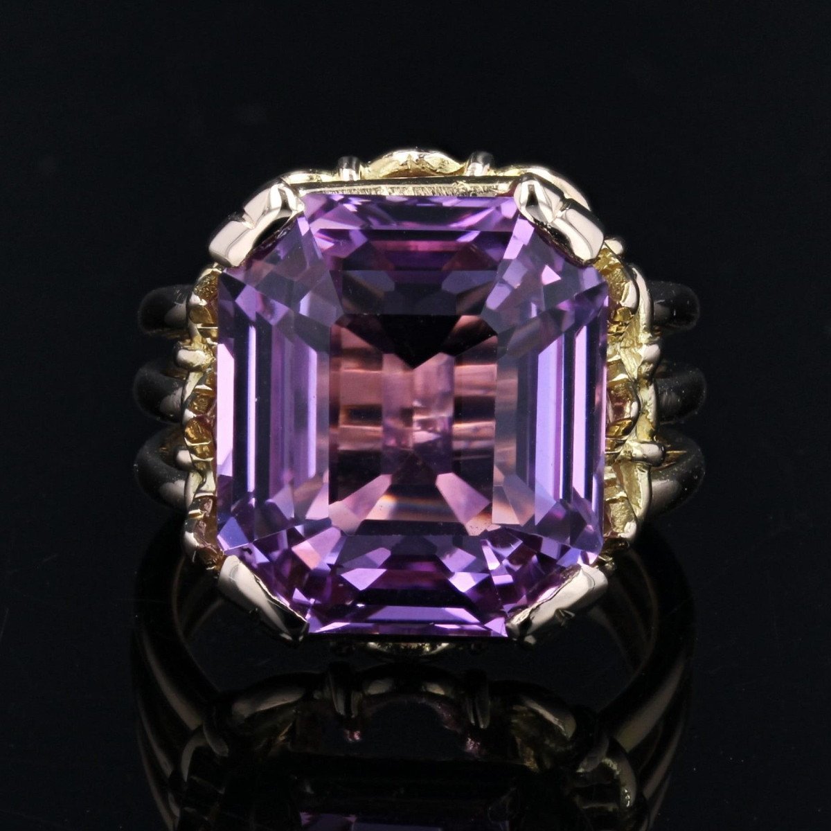 Bague Ancienne Kunzite-photo-3