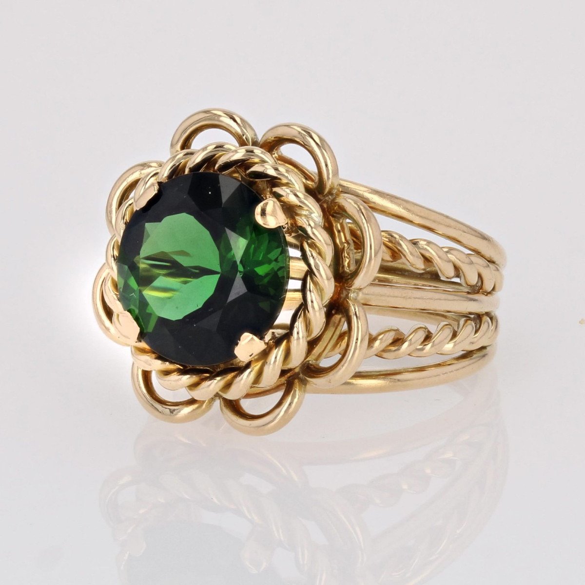 Tourmaline Gold Cords Ring-photo-5