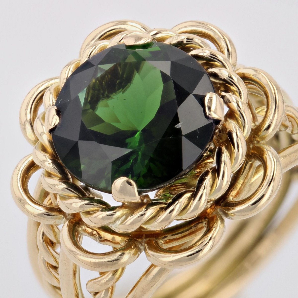 Bague Tourmaline Cordes d'Or-photo-6