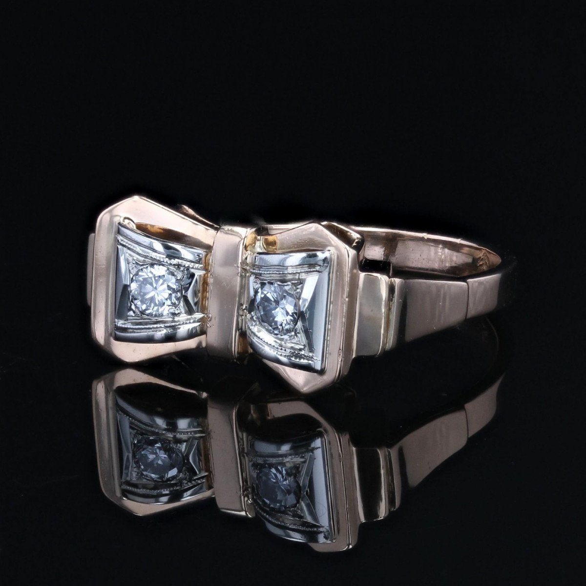 Old Diamond Knot Ring-photo-3
