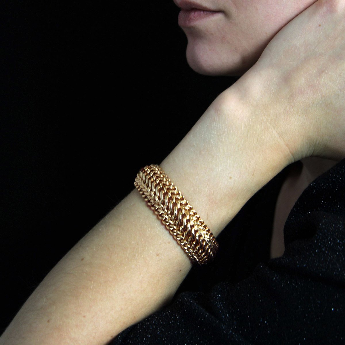 Vintage Gold Soft Bracelet-photo-2