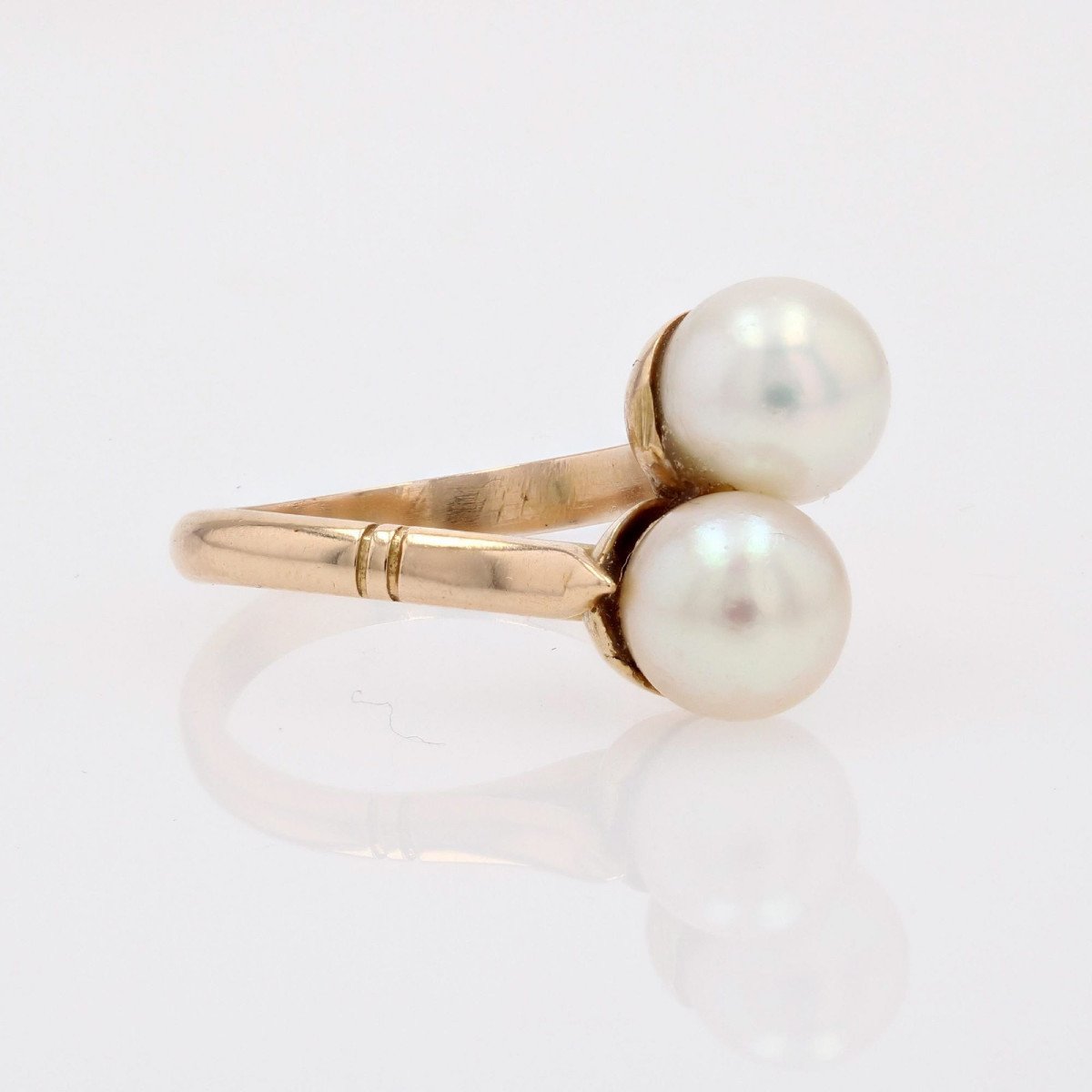 Cultured Pearl Duo Ring-photo-4