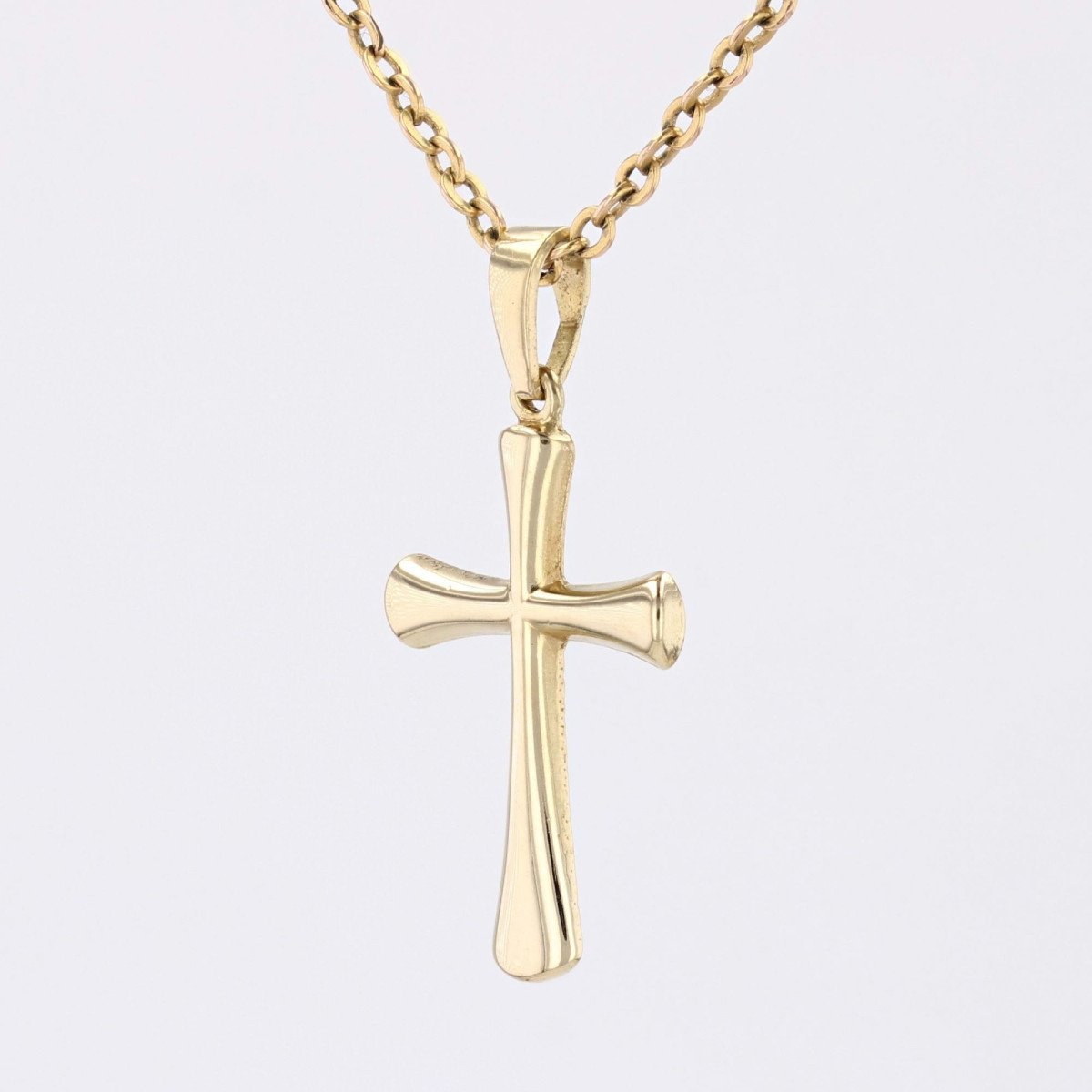 Used Yellow Gold Cross-photo-4