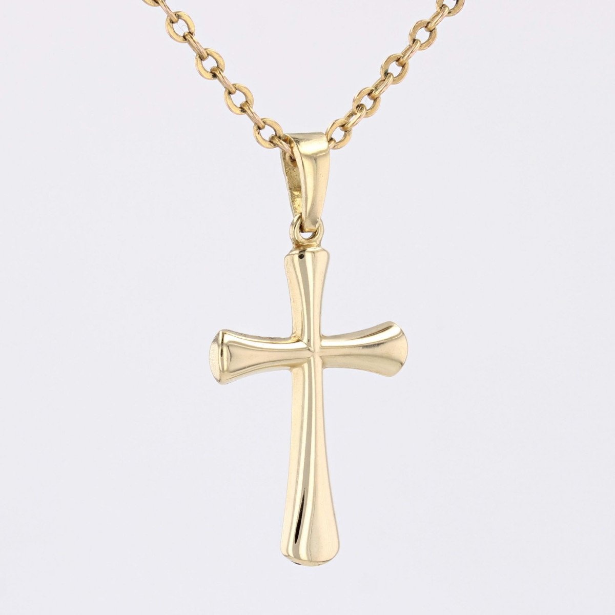 Used Yellow Gold Cross-photo-1