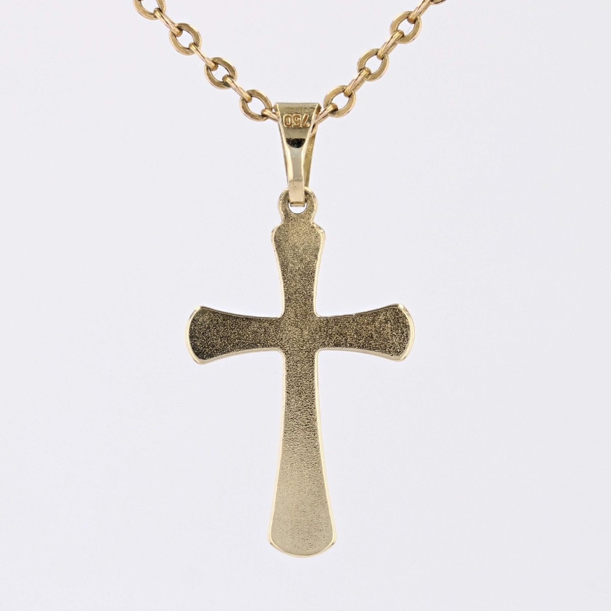 Used Yellow Gold Cross-photo-4