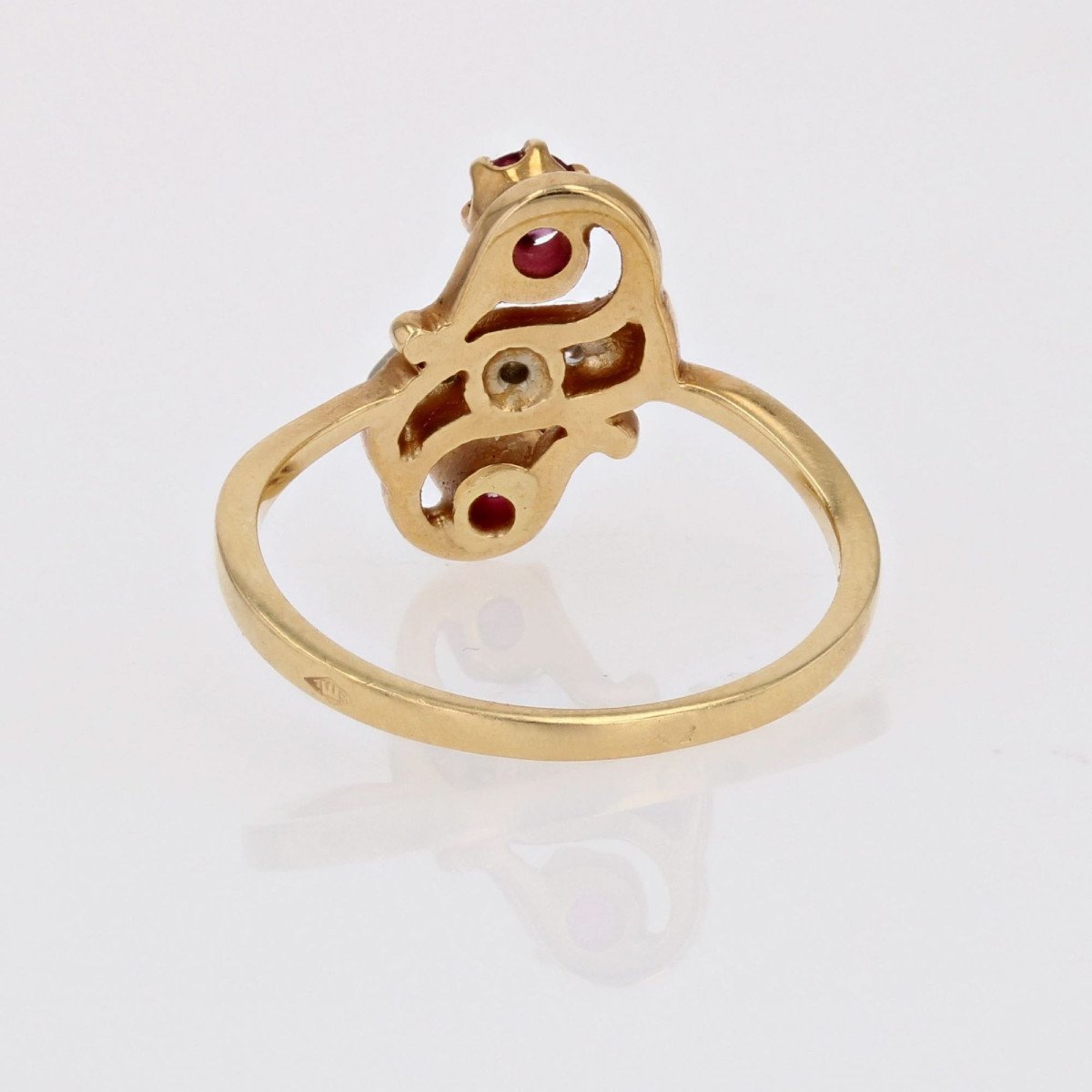 Ruby Diamond Duo Ring-photo-2