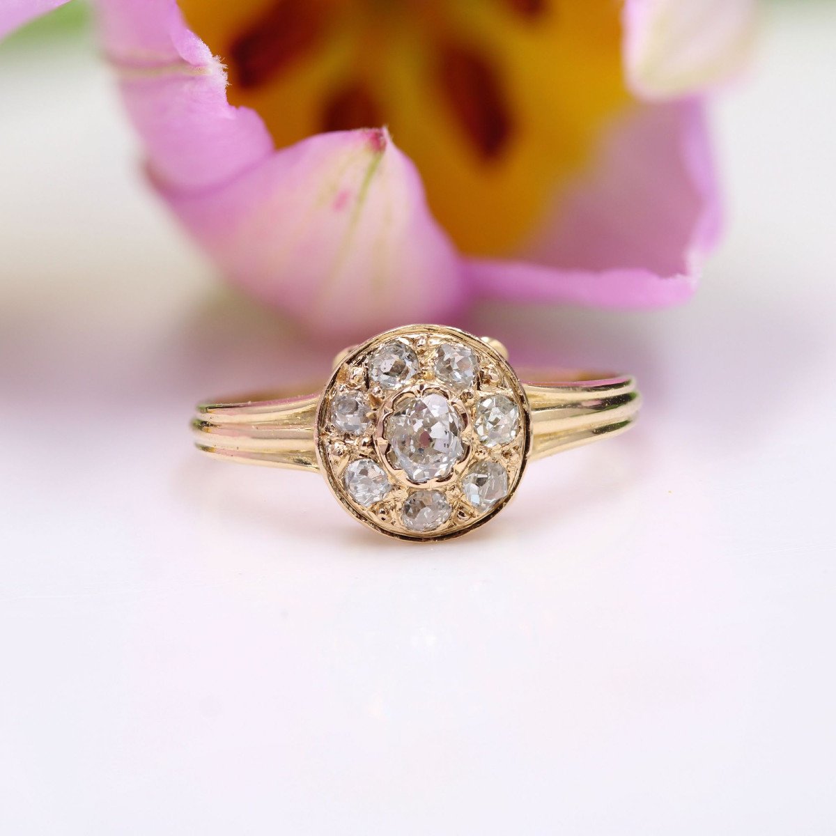 Old Round Diamond Ring-photo-3