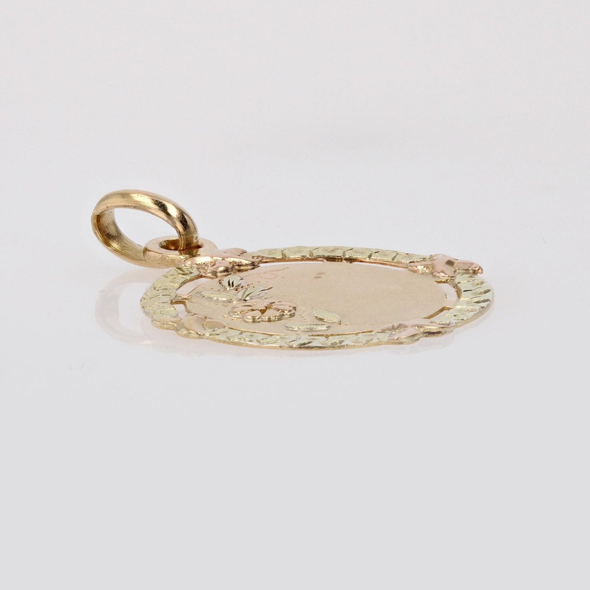 Old Rose And Green Gold Pendant-photo-3