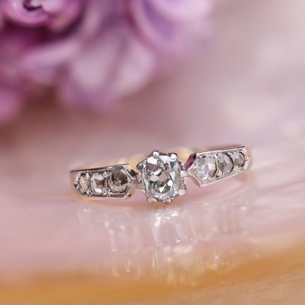 Old Solitaire Ring-photo-3