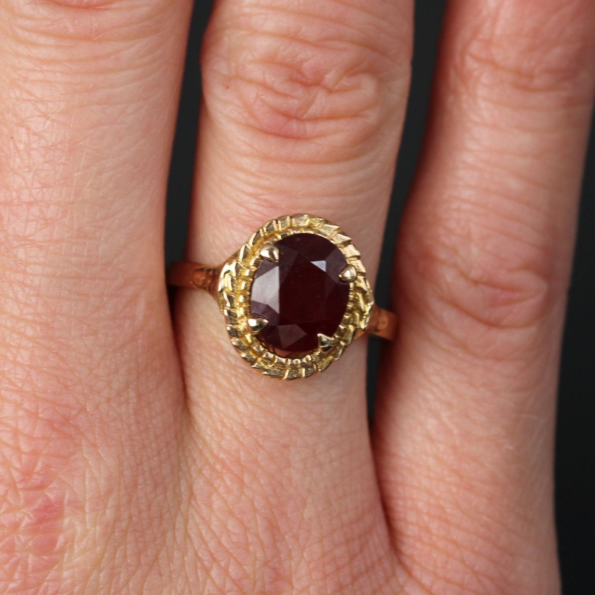 Vintage Ruby Ring Rose Gold-photo-1
