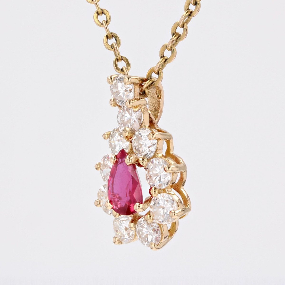 Ruby And Diamond Pendant-photo-2