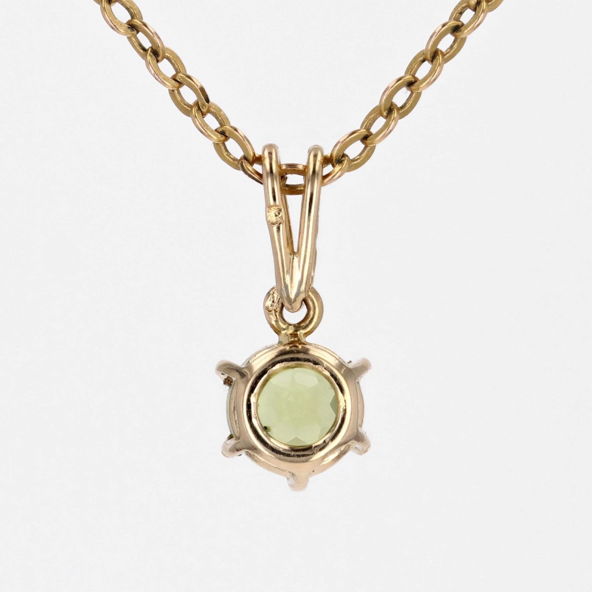 Peridot Gold Pendant-photo-4