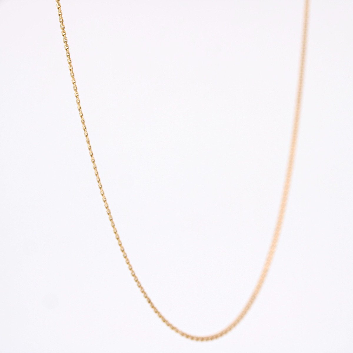 Antique Double Jaseron Mesh Yellow Gold Chain-photo-4