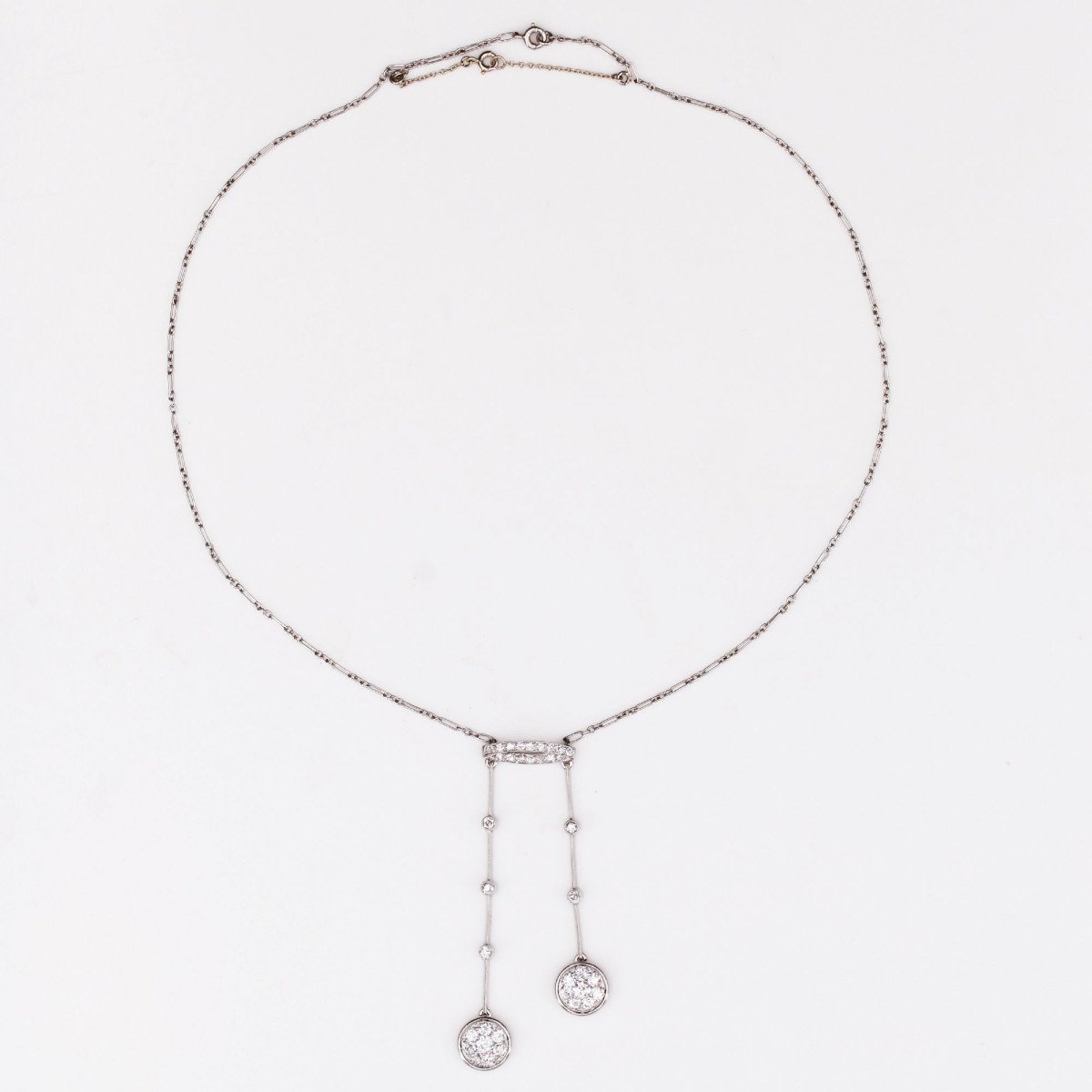 Art Deco Diamond Negligee Necklace-photo-3