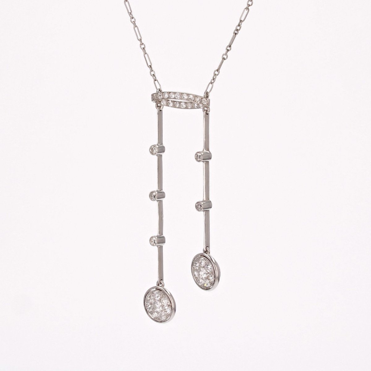 Art Deco Diamond Negligee Necklace-photo-2