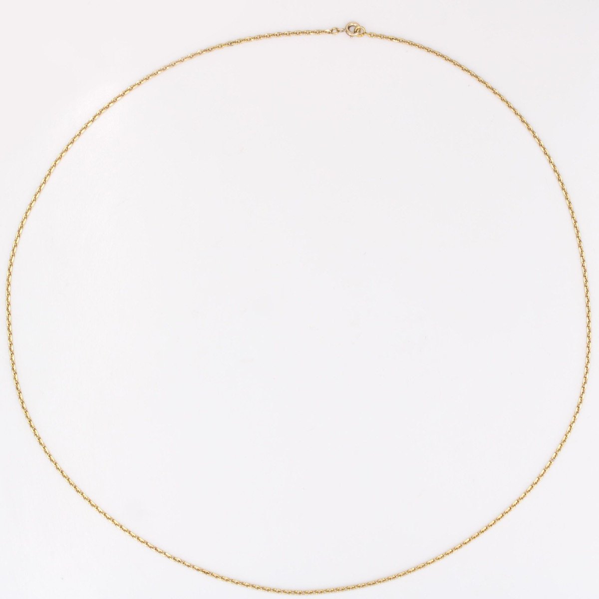 Long Yellow Gold Chain Link-photo-3