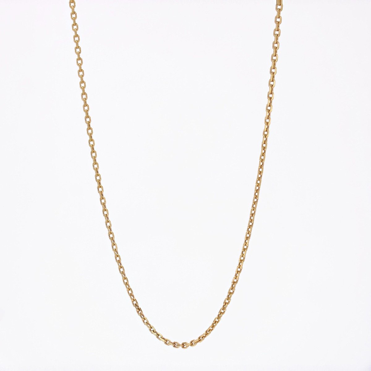 Long Yellow Gold Chain Link-photo-1