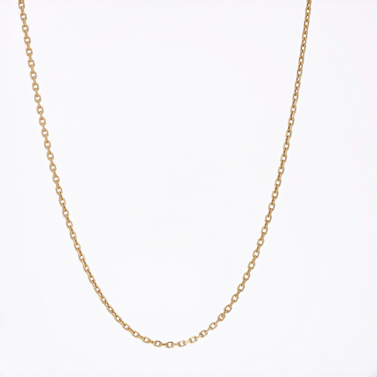 Long Yellow Gold Chain Link-photo-3