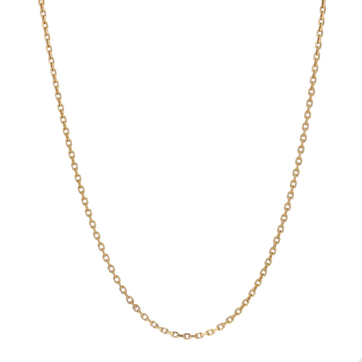 Long Yellow Gold Chain Link