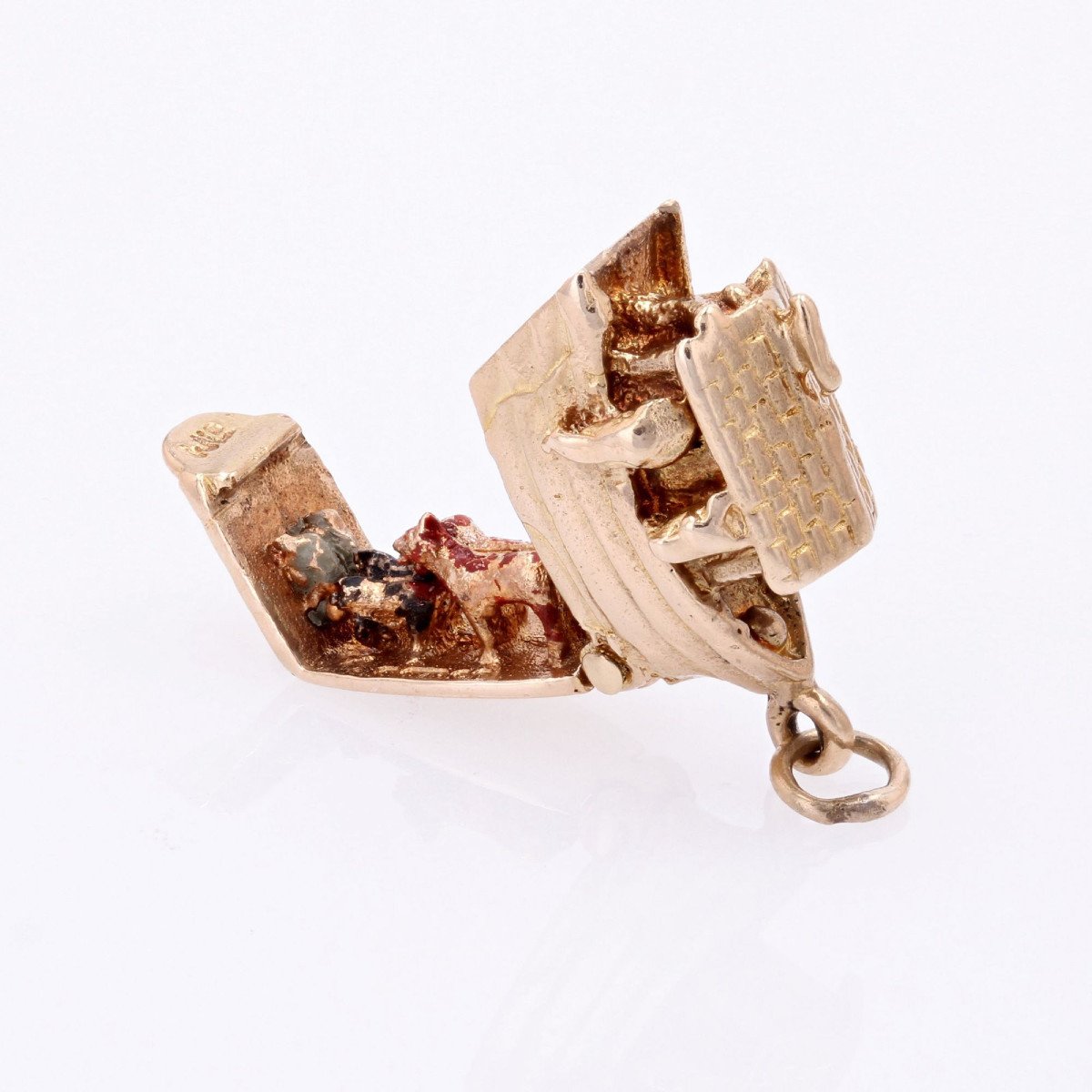 Noah's Ark Charm Yellow Gold-photo-4