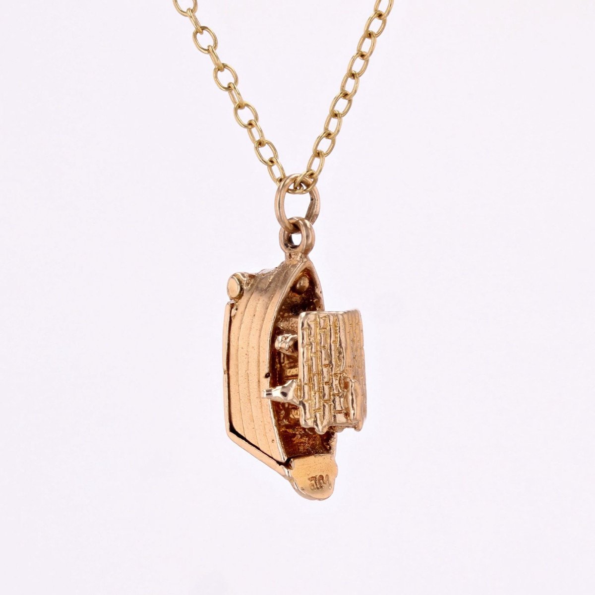 Noah's Ark Charm Yellow Gold-photo-2