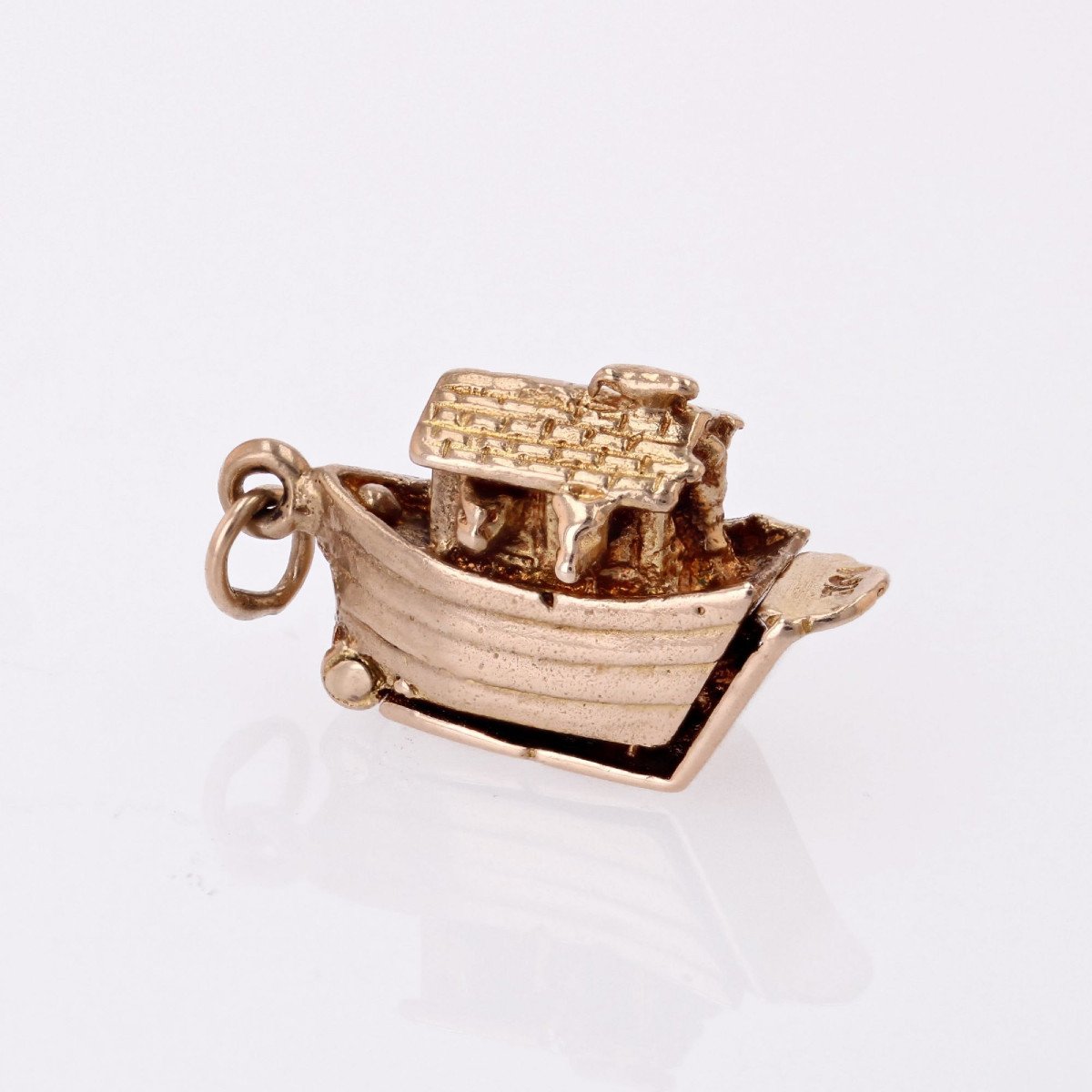 Noah's Ark Charm Yellow Gold-photo-5