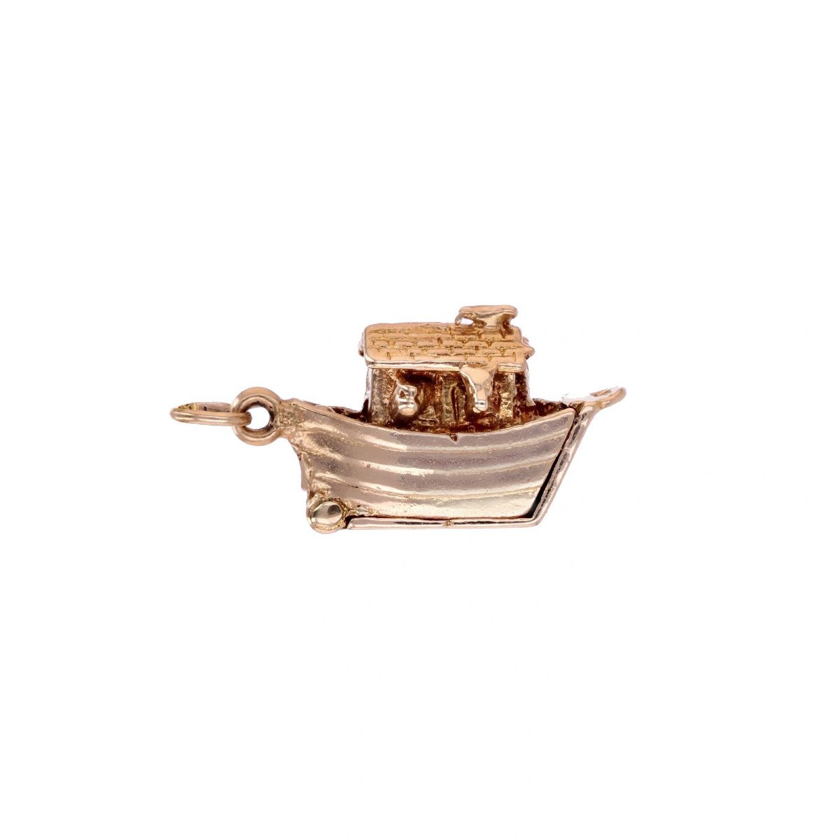 Noah's Ark Charm Yellow Gold