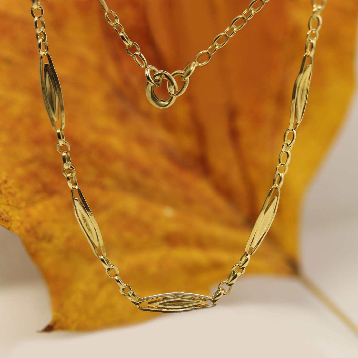 Antique Yellow Gold Chain-photo-3