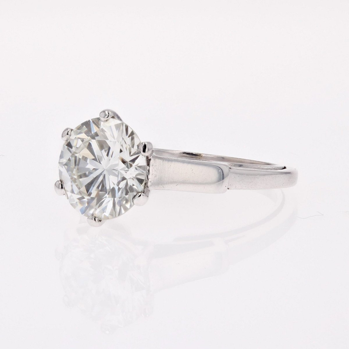 Art Deco Diamond Solitaire Ring-photo-4