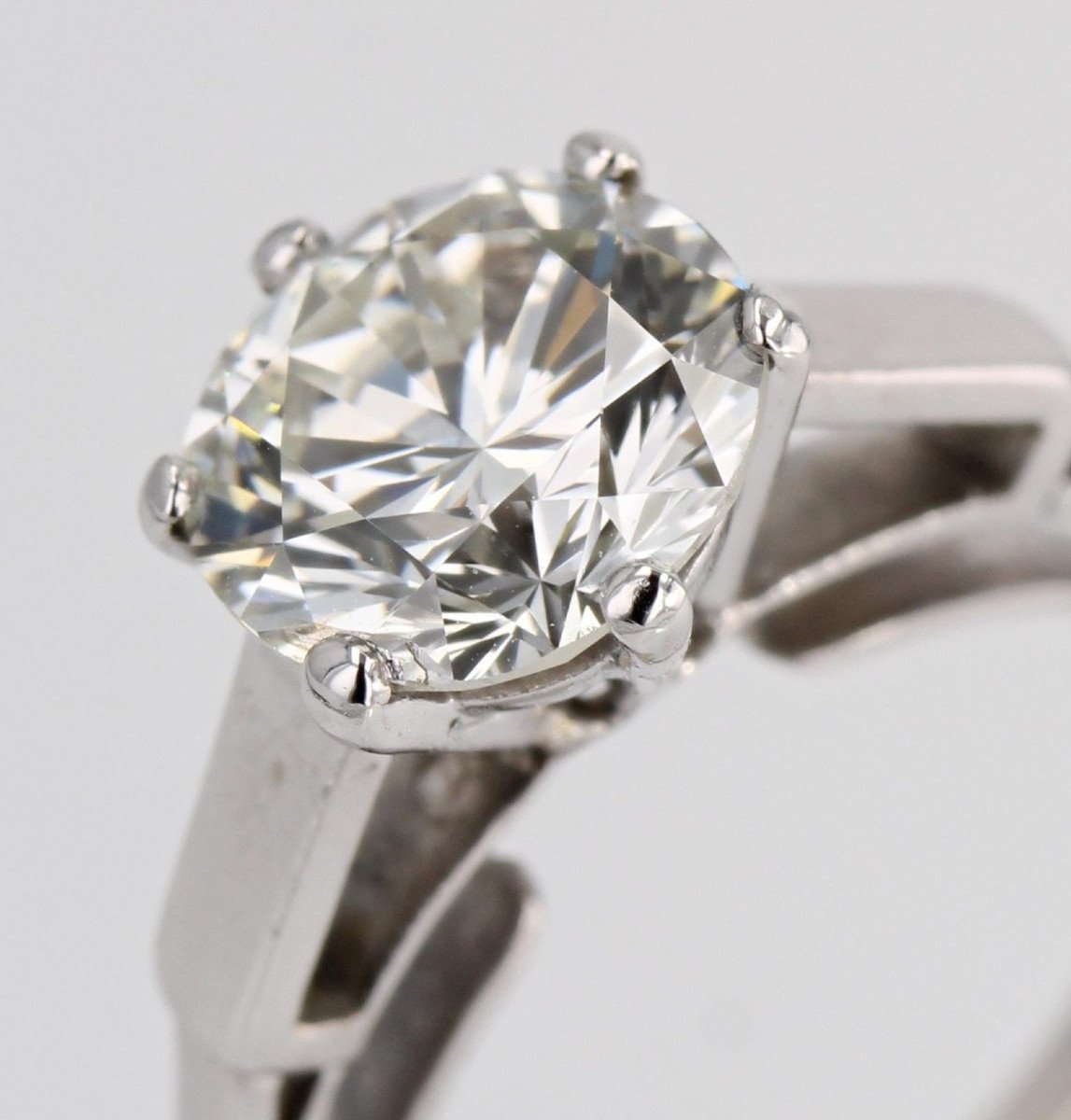 Art Deco Diamond Solitaire Ring-photo-5