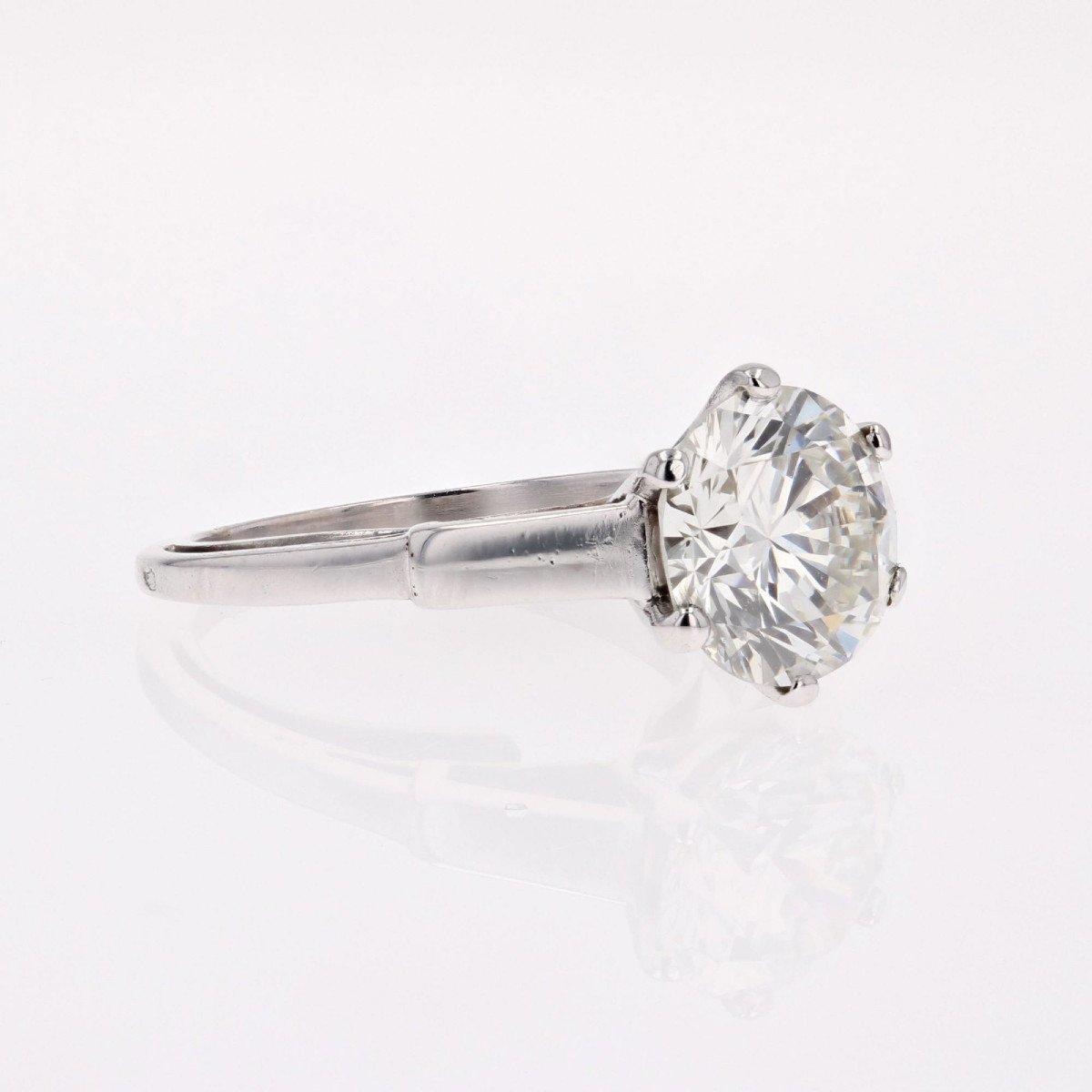 Art Deco Diamond Solitaire Ring-photo-6