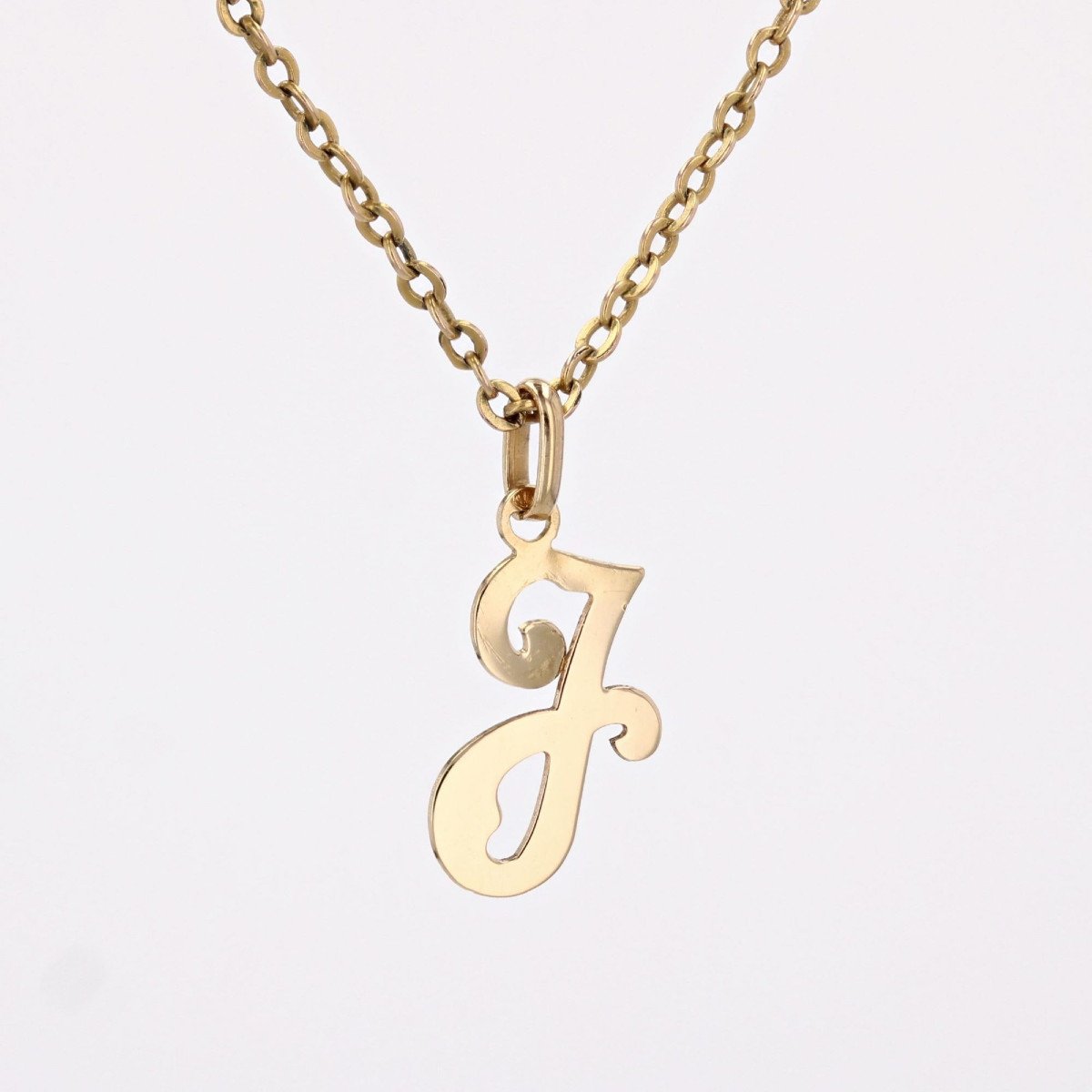 Pendentif En Or J-photo-1