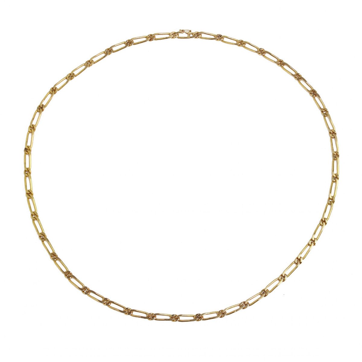 Large Curb Chain In Yellow Gold-photo-3