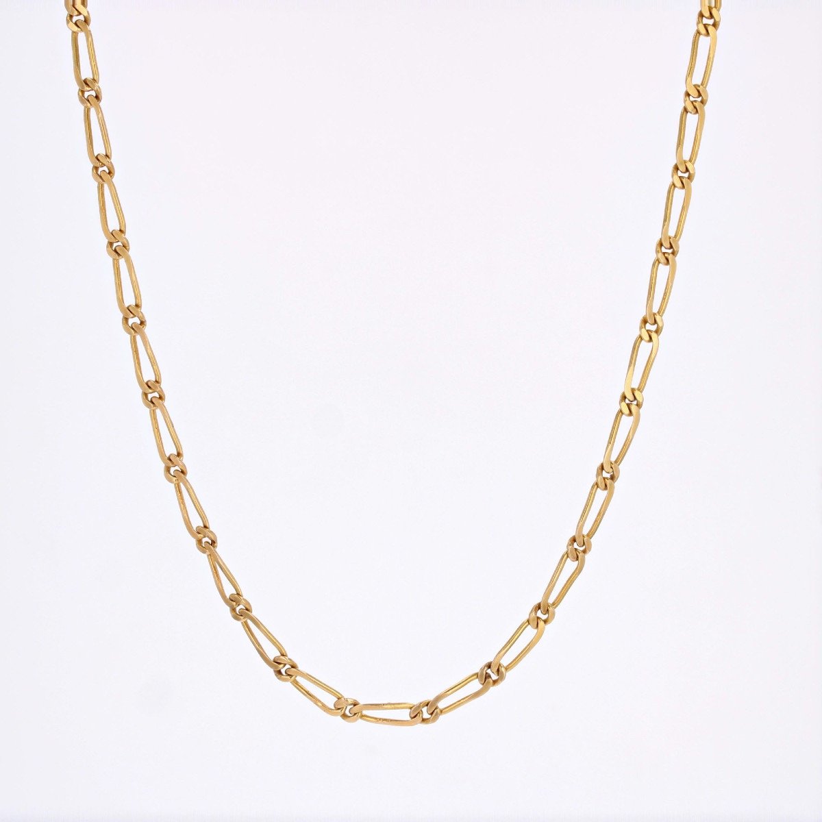 Large Curb Chain In Yellow Gold-photo-5