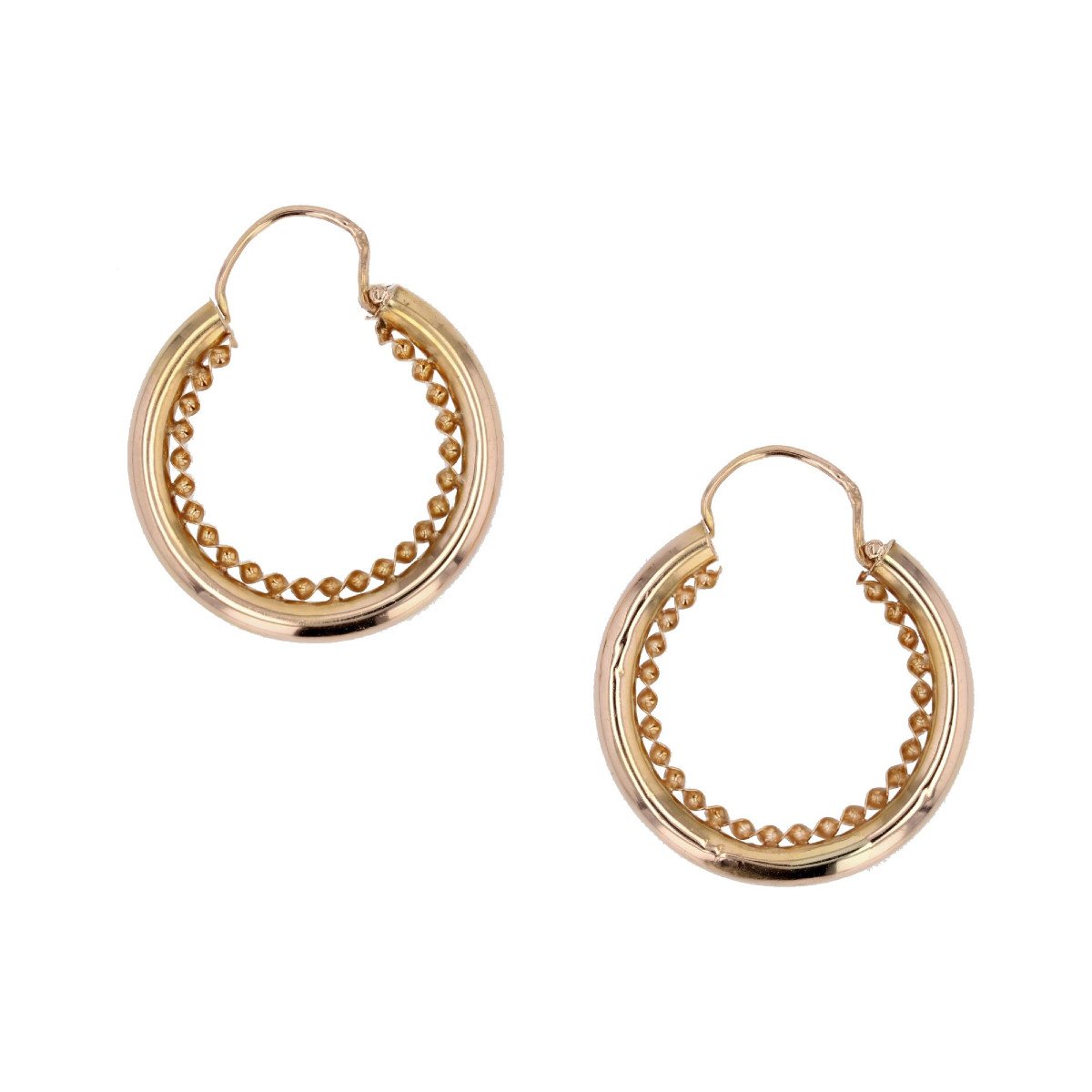 Rose Gold Hoop Earrings