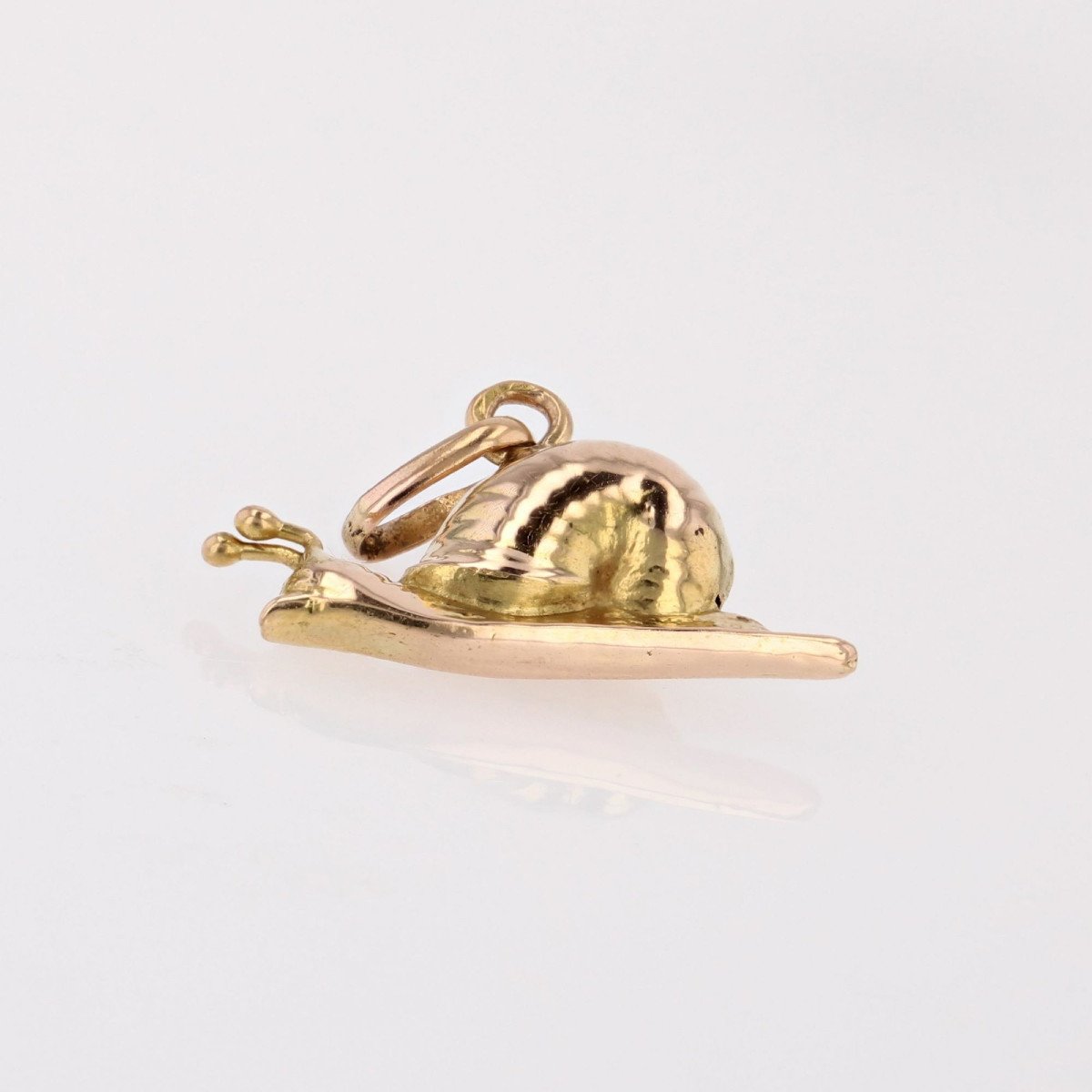 Pendentif Breloque Or Jaune Escargot-photo-4